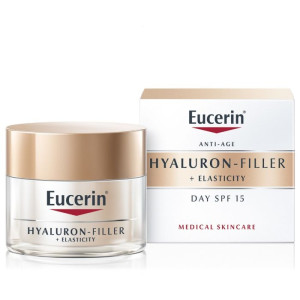 Eucerin Hyaluron-Filler + Elasticity  Еуцерин Дневен крем с SPF 15, 50ml