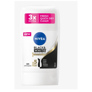 Nivea Black&White Invisible Silky Smooth Anti-Perspirant Нивеа Део стик за жени, 50ml