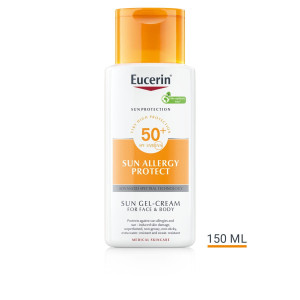 Eucerin Sun Allergy Protect Слънцезащитен крем-гел против слънчеви алергии SPF50+ , 150ml