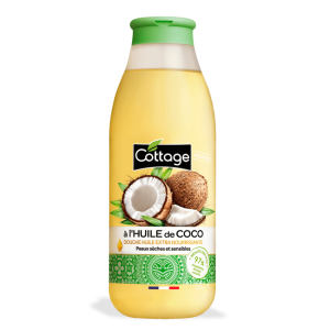 Cottage Coconut Oil Екстра подхранващо масло за душ с КОКОСОВ ОРЕХ, 560ml