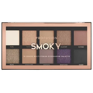 Profusion Cosmetics Smoky   Палитра сенки за очи 10 цвята - 16 g
