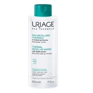 Uriage Micellaire Thermale  Мицеларна почистваща вода за лице за комбинирана и мазна кожа, 500ml