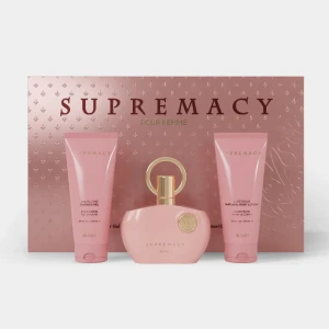Afnan Supremacy Pour Femme Pink  Set ( 100 ml EDP + 100 ml Sower gel + 100 ml Body lotion )   Дамски подаръчен комплект
