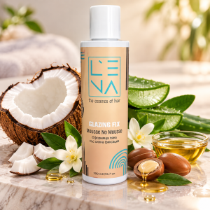 L'ena Glazing Fix Mousse No Mousse Моделиращ флуид за къдрици със силна фиксация , 200ml