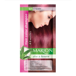 MARION Hair Color Shampoo    Оцветяващ шампоан № 97     Вишна -40 мл