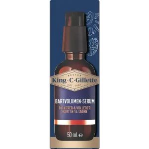 King C. Gillette Bartvolumen Serum Vitamin B Уплътняващ серум за брада с витамин В и кофеин, 50ml