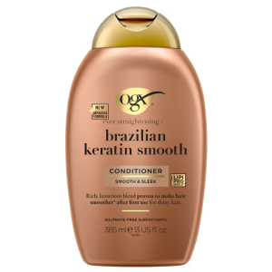 OGX Brazilian Keratin Smooth Conditioner for Dry Hair Балсам за коса с бразилски кератин за суха коса, 385m