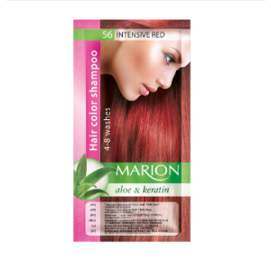 MARION Hair Color Shampoo Оцветяващ шампоан  № 56 Наситено  червен - 40 мл