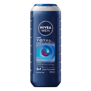 NIVEA MEN  Total Relax Душ-гел с лавандулово масло и аромат на кедрово дърво, 500ml