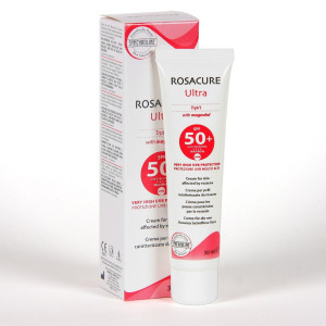 Synchroline Rosacure Ultra  Слънцезащитен крем SPF50+ за чувствителна кожа с розацея -30 ml