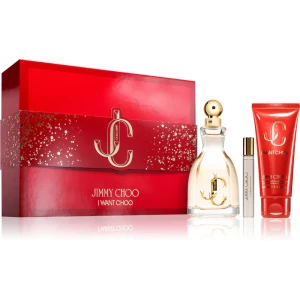 Jimmy Choo I Want Choo Set (EDP 100 ml + EDP 7.5 ml + Body Lotion 100 ml)  Дамски подаръчен комплект