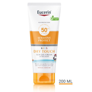 Eucerin Sensitive Protect Слънцезащитен гел-крем за деца с SPF50+ , 200ml