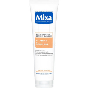 Mixa Vitamin C + Squalane Anti-Dullness Cleanser Почистващ гел за лице с витамин C и сквалан, 150ml