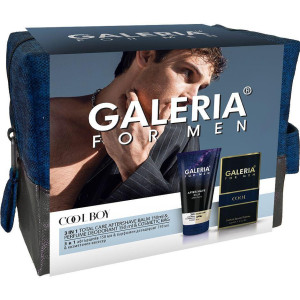 GALERIA Cool  for men Set ( 50 ml EDT + 150 ml ASB + Bag )  Мъжки подаръчен комплект