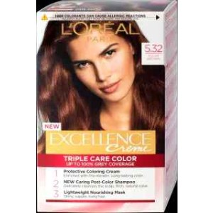 L'Oréal Paris Excellence Crème Трайна боя за коса Nr.5.32 Слънчево-кафяво