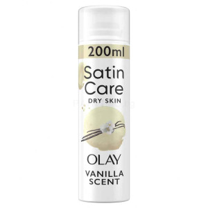 Gillette Satin Care Dry Skin Vanilla Shave Gel  Гел за бръснене за суха кожа за жени, 200ml