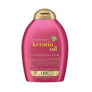 OGX Anti-Breakage Keratin Oil Conditioner Балсам против накъсване на косата с кератин и арганово масло, 385ml