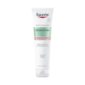 Eucerin Dermo Pure Triple Effect Cleansing Gel 2%BHA Ексфолиращ почистващ гел с тройно действие за лице и тяло, 150ml