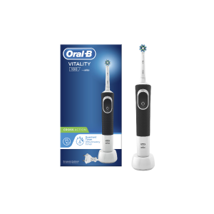 Oral-B Vitality 100 CrossAction Акумулаторна ел. четка за зъби с 2-минутен таймер - ЧЕРНА