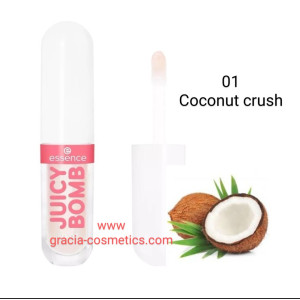 Juicy Bomb Lip Oil 01 Coconut Crush Масло за устни с аромат на Кокос, 2,4ml