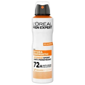 L'Oréal Men Expert Hydra Energetic Spray Deodorant 72H Спрей дезодорант против изпотяване 72ч , 150ml
