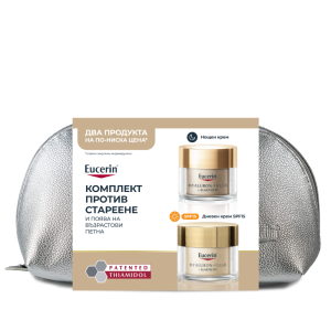 Eucerin  Elasticity Комплект за дълбоки бръчки и възрастови петна Дневен крем SPF15,  50 ml +  Нощен крем 50 ml