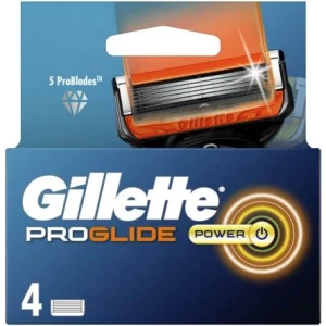 Gillette Fusion Proglide Power 5 Резервни ножчета за самобръсначка - 4 броя