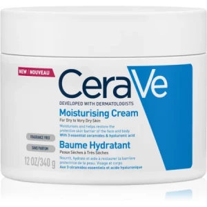 CeraVe Moisturizers Creme Хидратиращ Крем за Лице и Тяло за Суха или Много Суха Кожа - 340 гр.