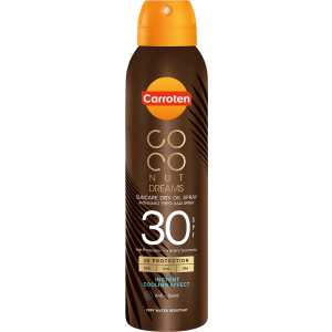Carroten Coconut Dreams Слънцезащитно сухо олио за тяло с кокос SPF 30 , 150ml