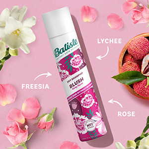 Batiste Blush Dry  Shampoo Flirty Floral  Сух шампоан с флорален аромат , 200ml