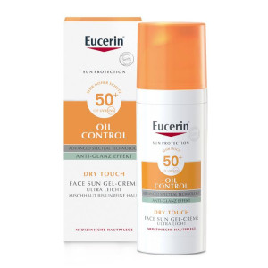 EUCERIN OIL  CONTROL Еуцерин Слънцезащитен гел-крем за мазна кожа SPF 50+ , 50ml