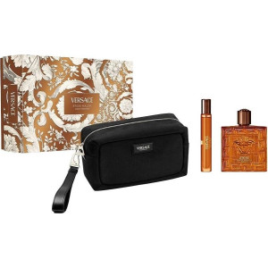 Versace  Eros Najim  Set ( 100 ml Parfum + 10 ml Parfum + neseser )  Мъжки подаръчен комплект