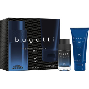 Bugatti  Set Dynamic Move Blue  Мъжки подаръчен комплект ( EDT -  100ml +  sh/gel/ -  200ml )