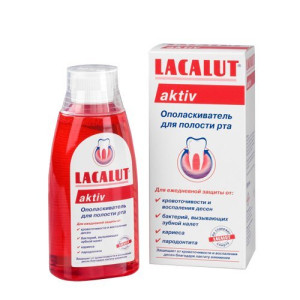 Lacalut Aktiv Вода за уста  предотвратяваща възпалението на венците , 300мл