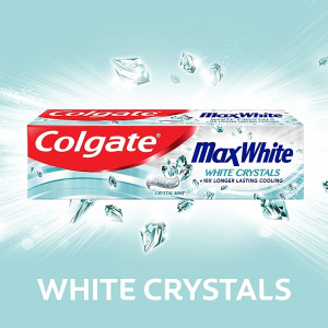 Colgate Max White White Crystals Паста за зъби против кариес, потъмняване, възпаленията на венците,75ml