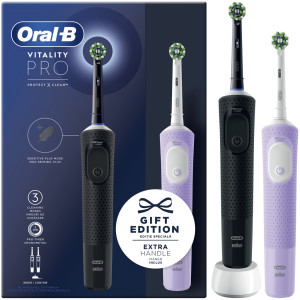 Oral B Vitality PRO Black + Lilac  Орал-Б Електрическа четка за зъби