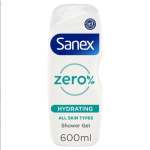 Sanex ZERO % Hydrating Shower gel normal skin Хипоалергенен хидратиращ душ гел, 600ml