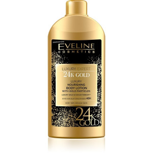 Eveline Luxury 24K  Gold Body  Lotion Подхранващ лосион за тяло със златни частици, 350ml