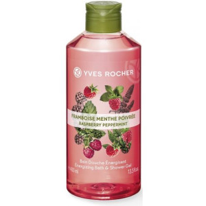 Yves Rocher Raspberry Plaisirs Nature Душ гел с Малина и мента, Макси 400 ml