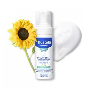 Mustela Stelatopia Шампоан пяна за бебета и деца за атопична кожа