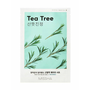 Missha Airy Fit Sheet Mask Tea Tree   Шийт маска за лице  с Чаено дърво