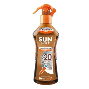 Sun Like Слънцезащитно масло за тяло за бърз загар  SPF 20 , 200ml