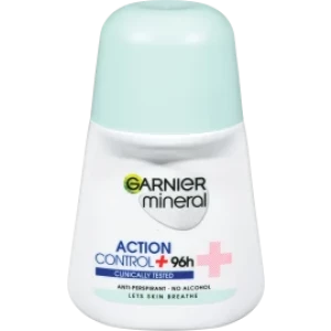 Garnier Mineral Action control+ 96h  Рол-он против изпотяване за жени, 50 ml