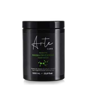 Arte Care Keratin Mask Възстановяваща маска с кератинов комплекс, за  сила и блясък, 1000ml