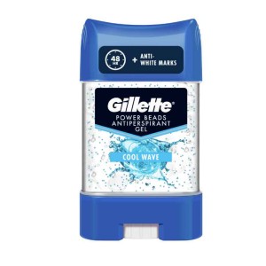 GILLETTE COOL WAVE ЖИЛЕТ МИКРОЧАСТНИЦИ ГЕЛ ДЕЗОДОРАНТ, 75ml