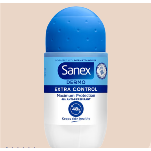 Sanex Dermo Extra Control 48h Antiperspirant Roll On Дезодорант рол-он против изпотяване, 50ml