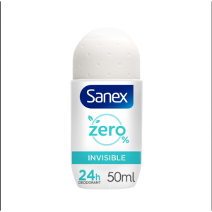 Sanex Zero Invisible Desodorante Roll-On Ролон  без алкохол, парабени и алуминиеви соли , 50ml