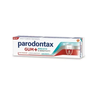Parodontax Gum+ Breath and Sensitivity  Паста за кървящи венци и чувствителни зъби, 75ml