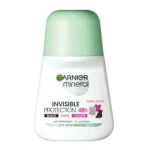 Garnier Mineral Invisible Black White&Colors Рол-он против изпотяване за жени, 50 ml