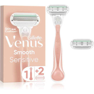 Gillette Venus Sensitive Smooth Самобръсначка + 2 резервни глави